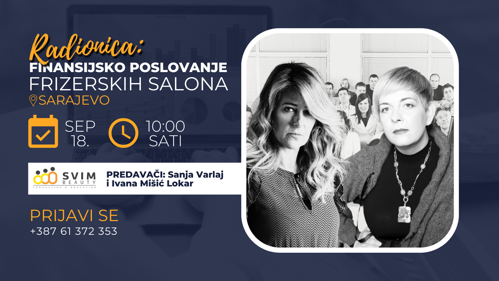 ‘SVIM’ dolazi u Sarajevo: Radionice o finansijskom poslovanju frizerskih salona